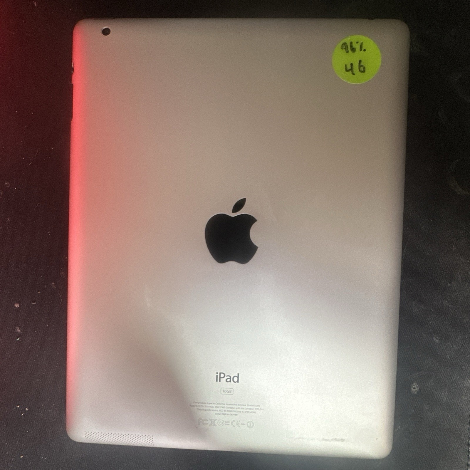 Apple iPad 9.7 in Tablet 16GB Silver Wi-Fi iOS Built-In Front Camera