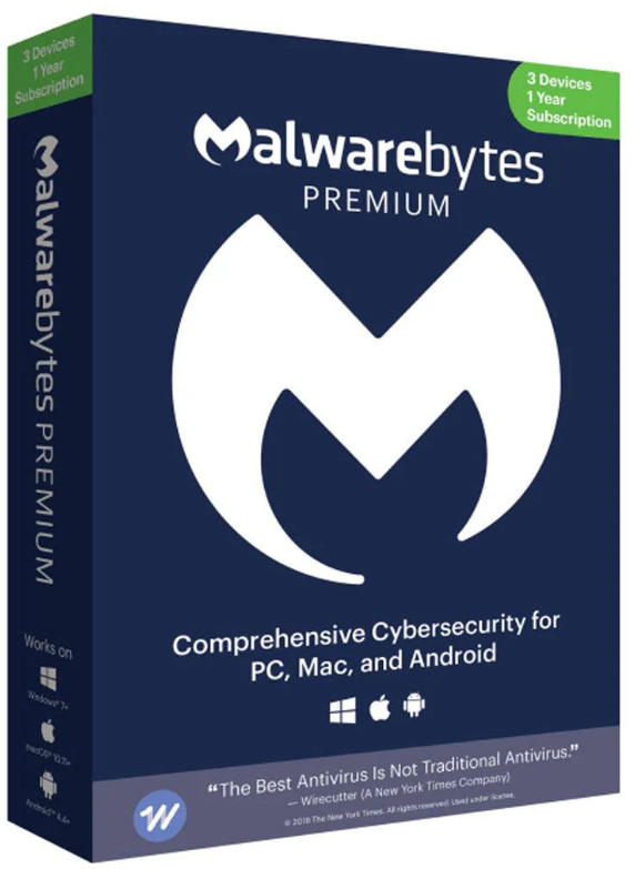 Malwarebytes Standard (Premium Security) – 3 Device / 1 Year