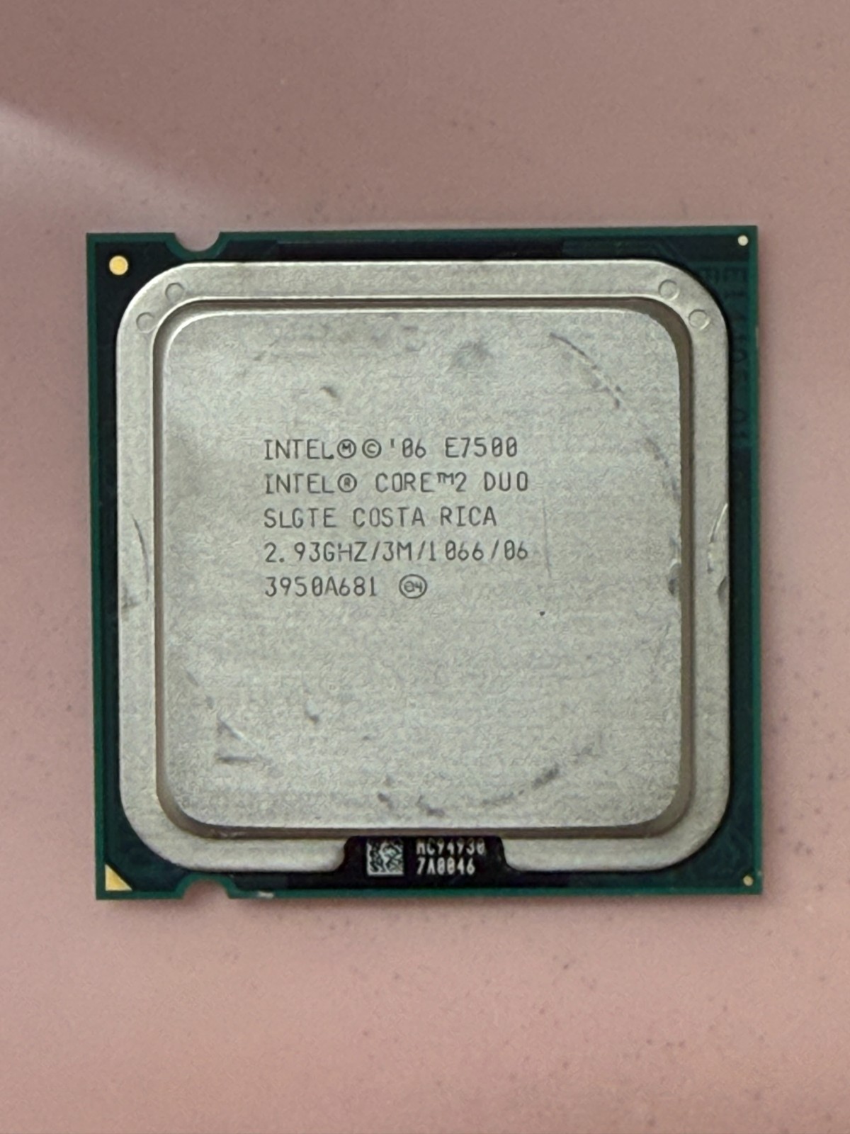 Intel E7500 CPU Core 2 Duo SLGTE 2.93GHz Processor