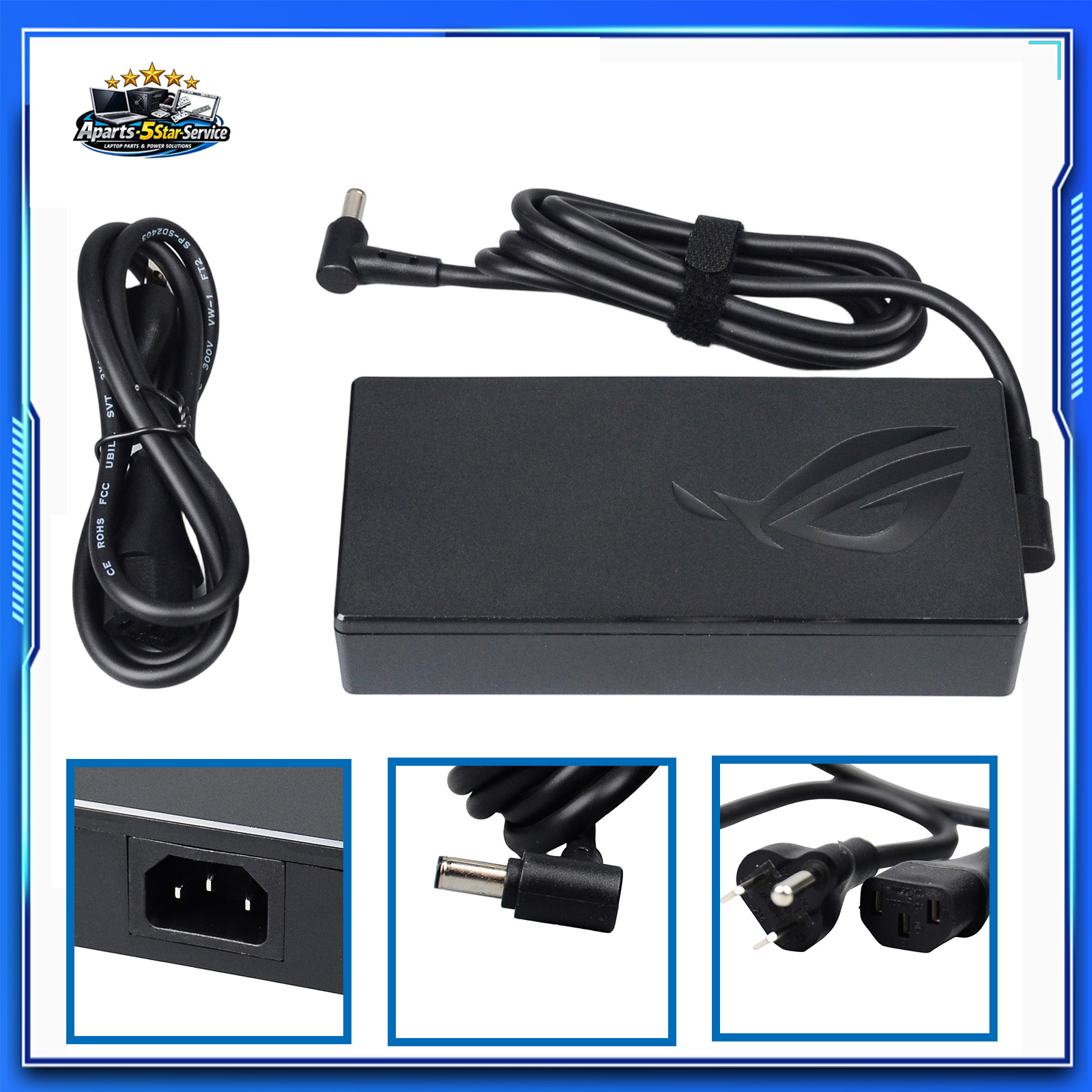 For ASUS 240W 20.0V AC Adapter for ASUS ROG Strix SCAR/Zephyrus ADP-240 EB C
