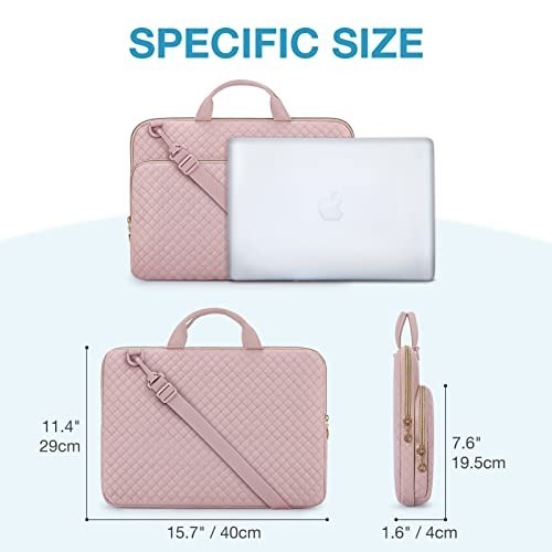 15.6″ Laptop Sleeve Case for MacBook Pro, HP, Dell, Acer, Asus – Lightweight, Pi