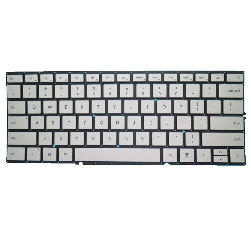 Keyboard For Microsoft Surface Book 2 15” 1793 1813 United States US Silver