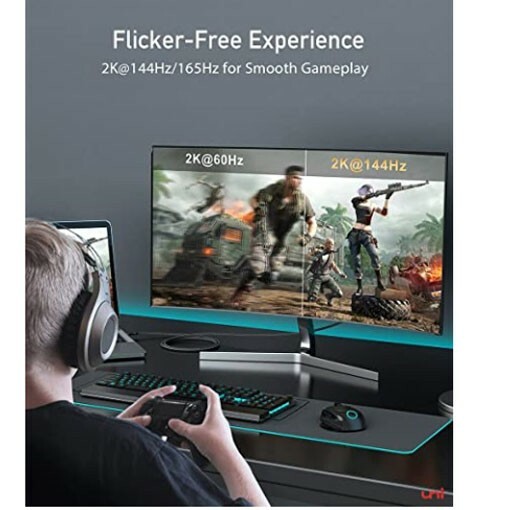 6 FT USB C to DisplayPort Cable for Home Office (4K@60Hz, 2K@165Hz)Thunderbolt 3
