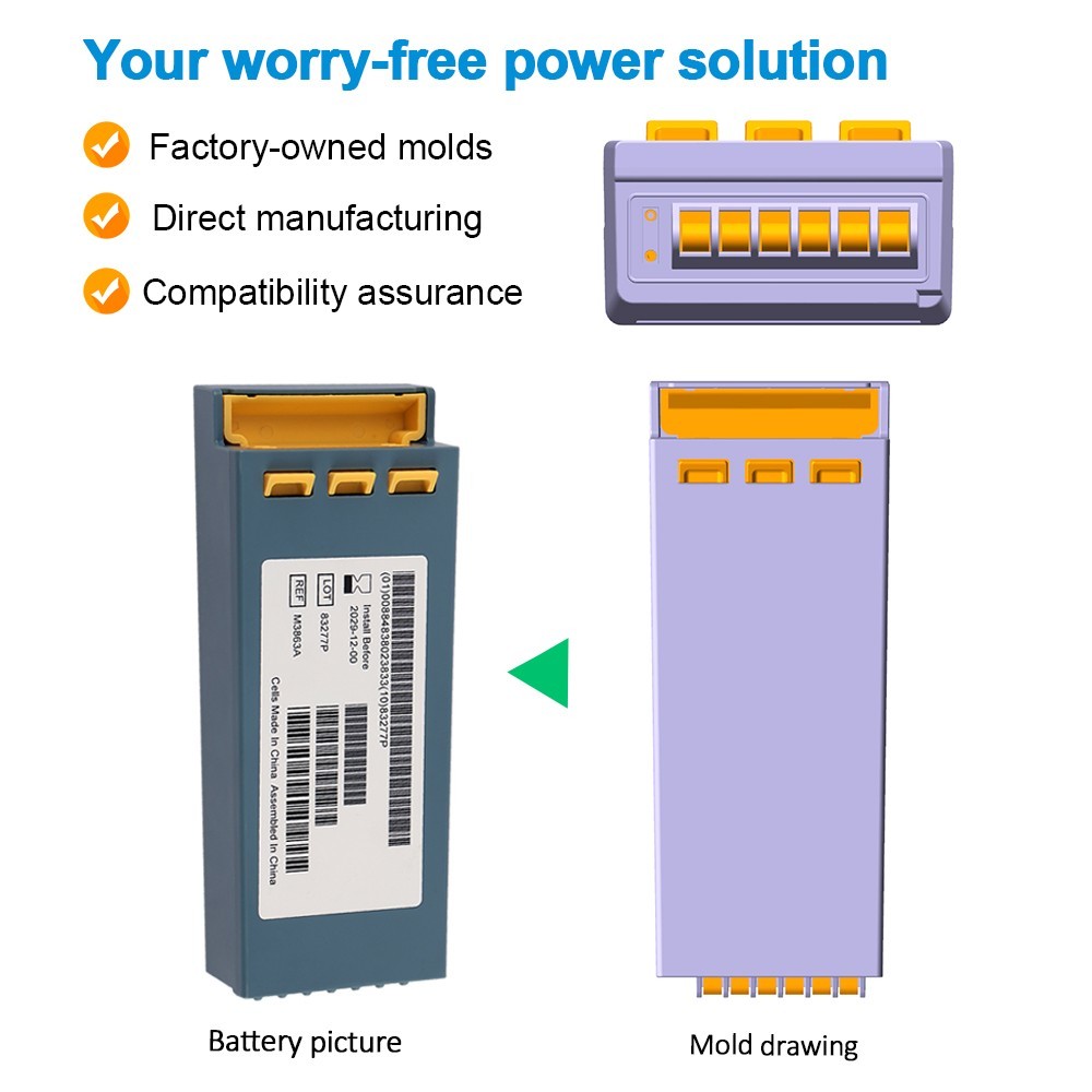 M3863A Battery For Philip FR2 FR2+ M3840A M3860A M3841A M3861A US Stock
