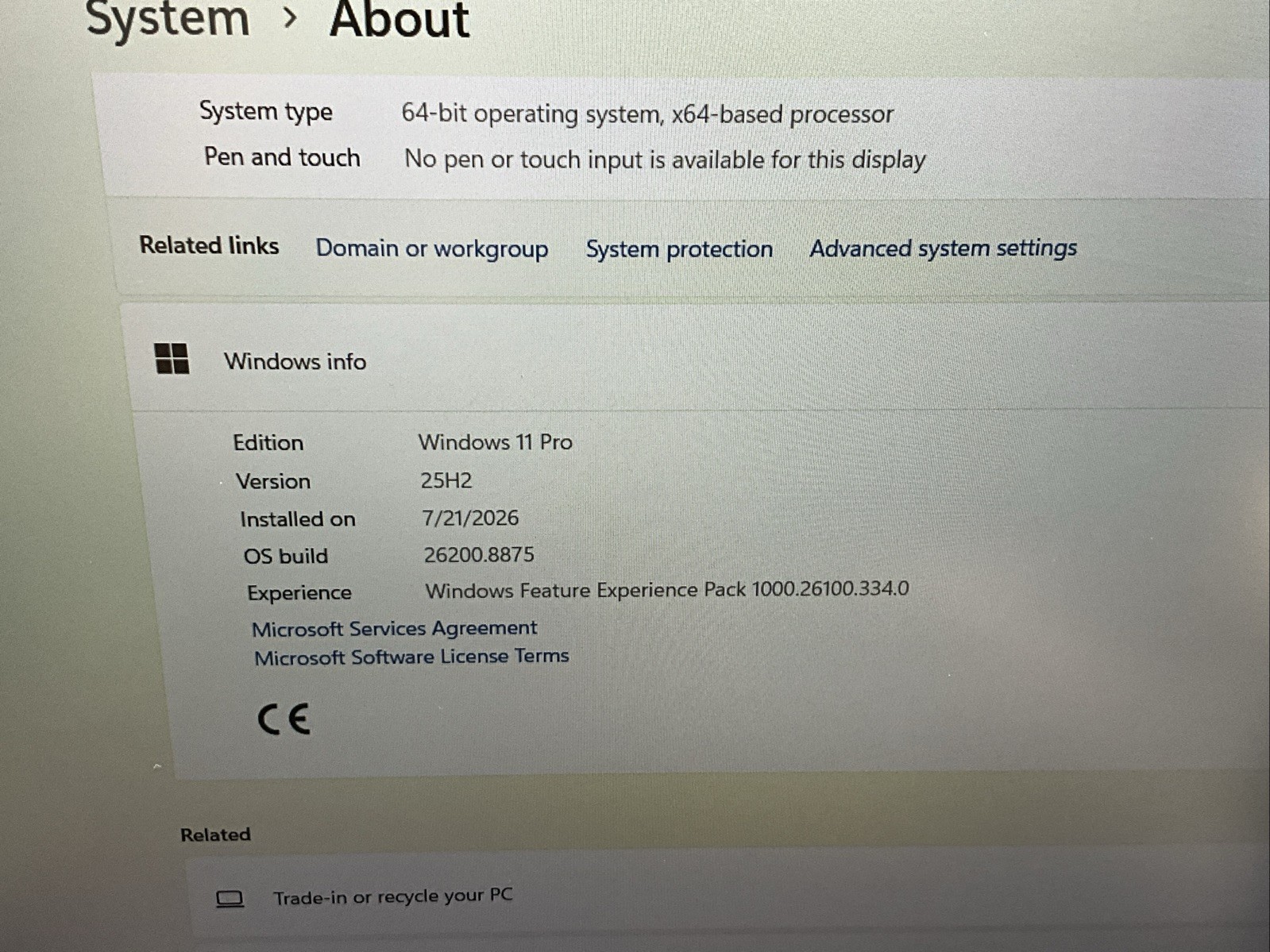 Lenovo ThinkPad E15 15.6″ I5-1135G7@2.4GZ 16GB RAM 512GB SSD Windows 11P