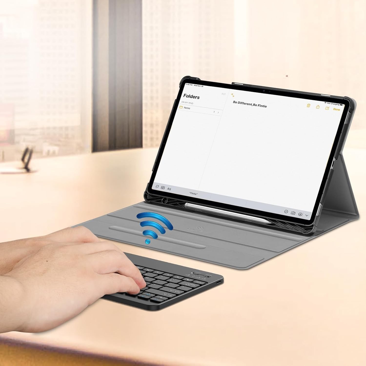 Bluetooth Keyboard Case for Samsung Galaxy Tab S7 FE 12.4” SM-T730 2021 Cover