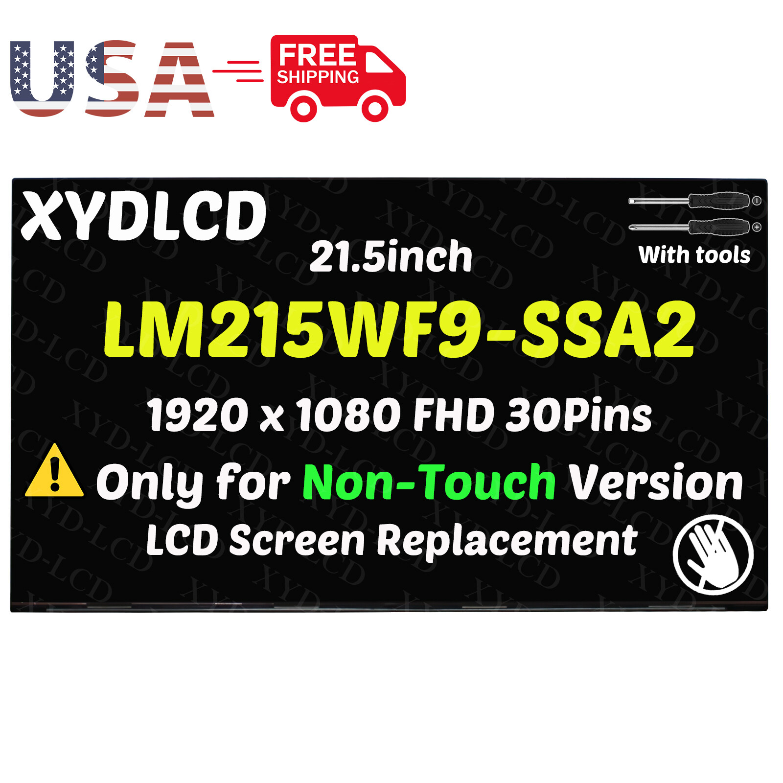 New 21.5in LM215WF9-SSA2 LM215WF9 (SS)(A2) for LG LCD Non-Touch Screen Panel 22″