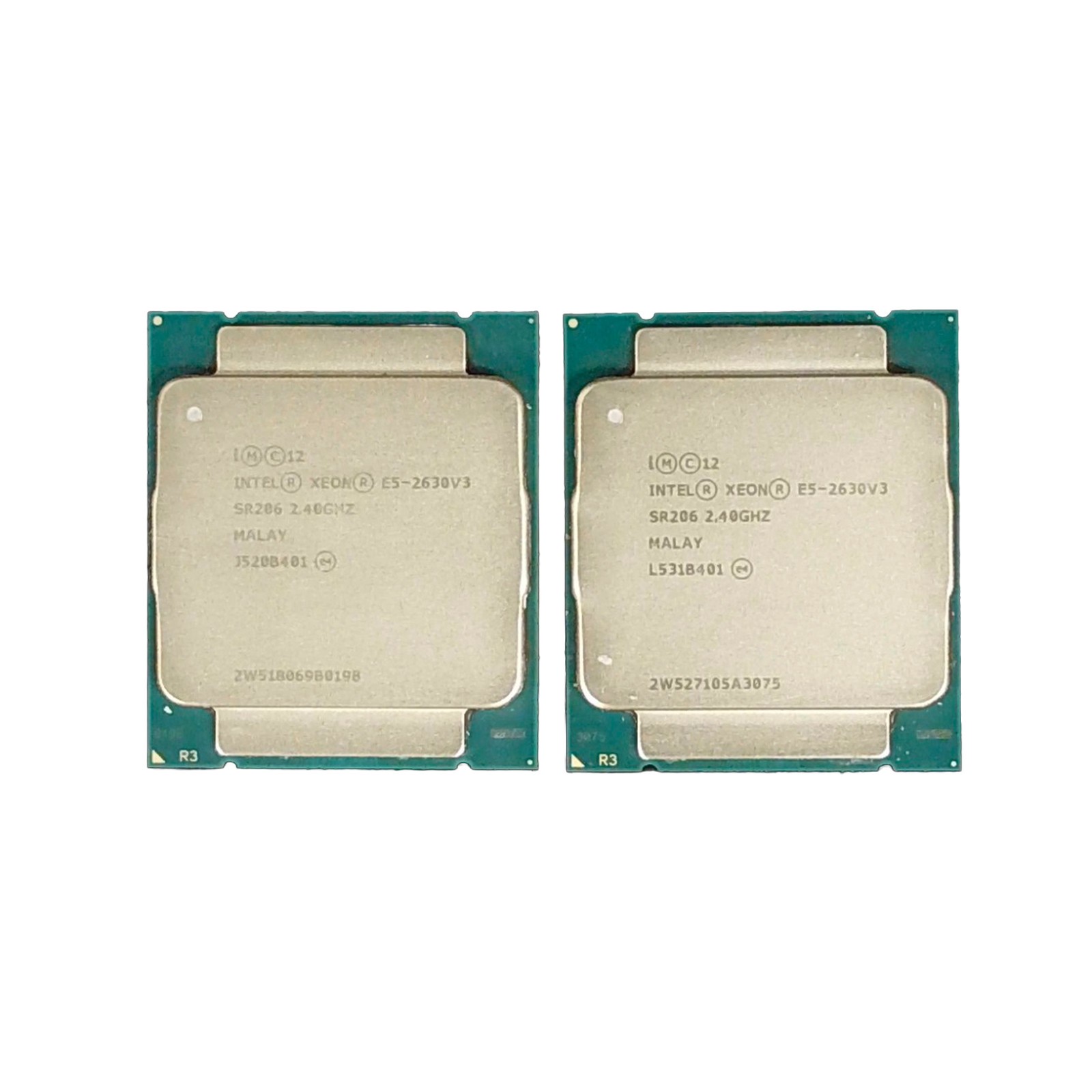 2 Lot Intel Xeon E5-2630V3 SR206 2.40GHz 20M Cache 8-Core LGA2011 CPU Processor