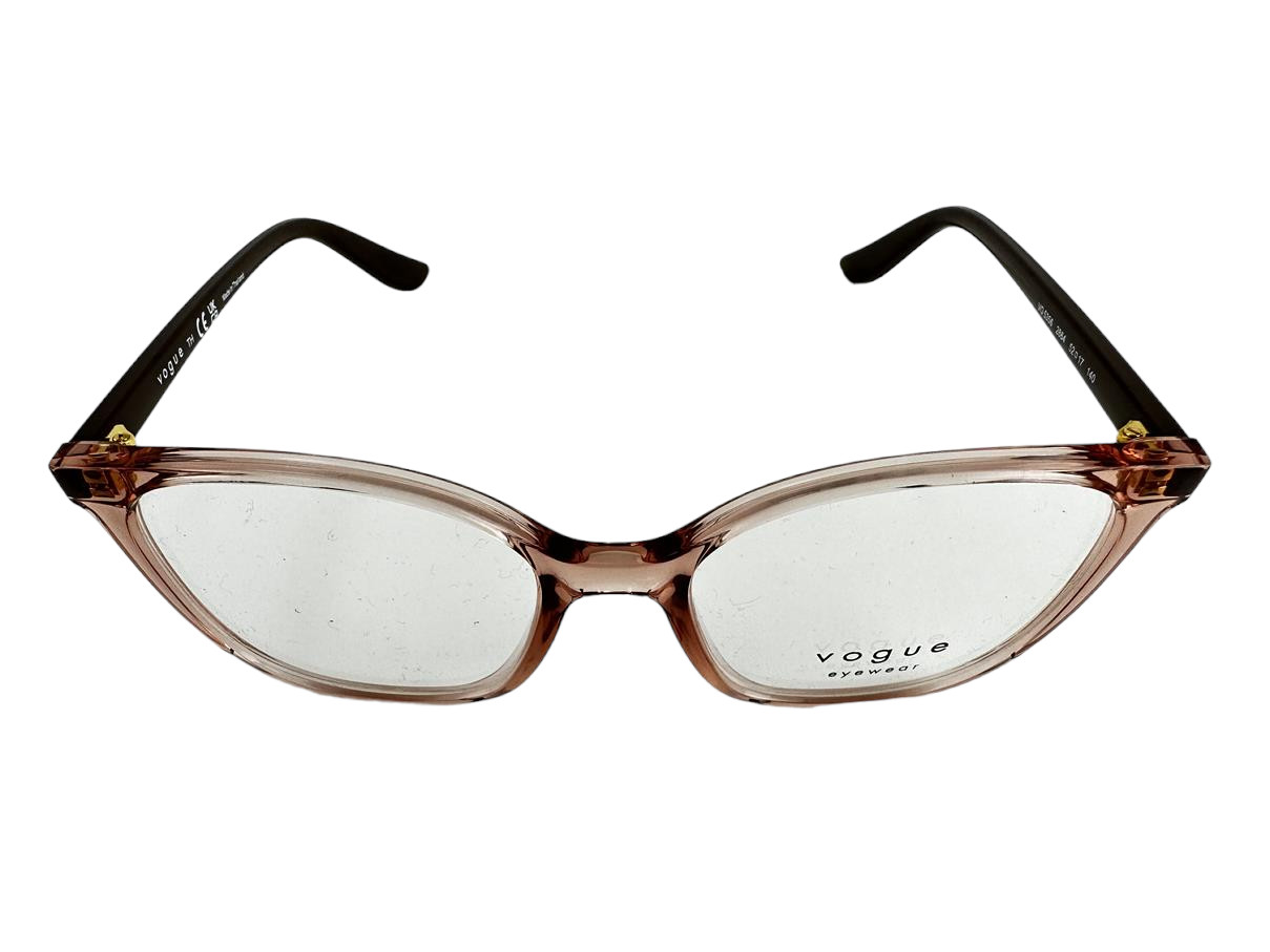 Vogue Eyewear NEW Transparent Beige Eyeglasses 52-17-140 Fashion Frames VO5356