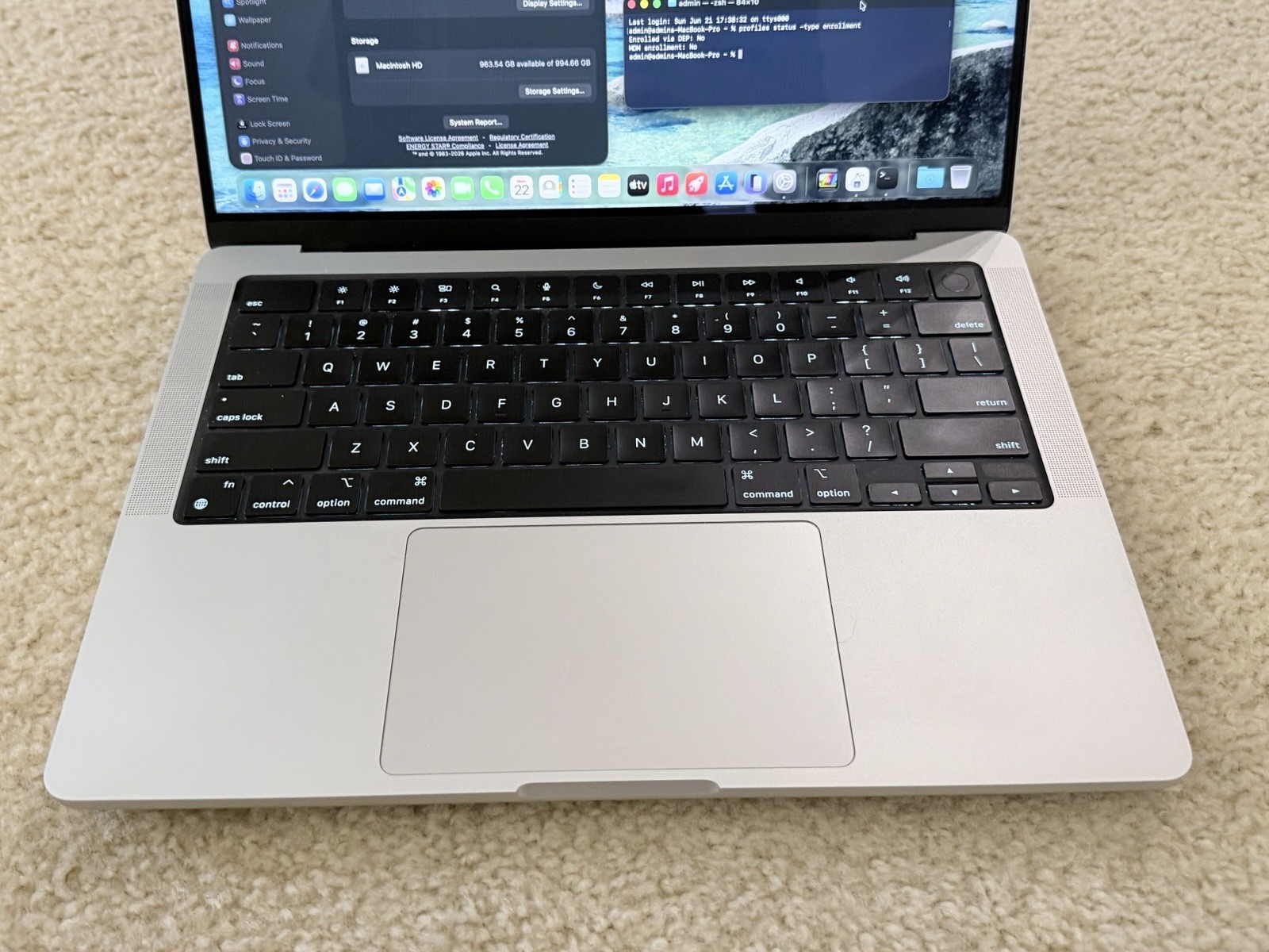 Apple MacBook Pro 2023 14in M3 Max 16 Core CPU 64GB RAM 1TB SSD MINT w/AppleCare