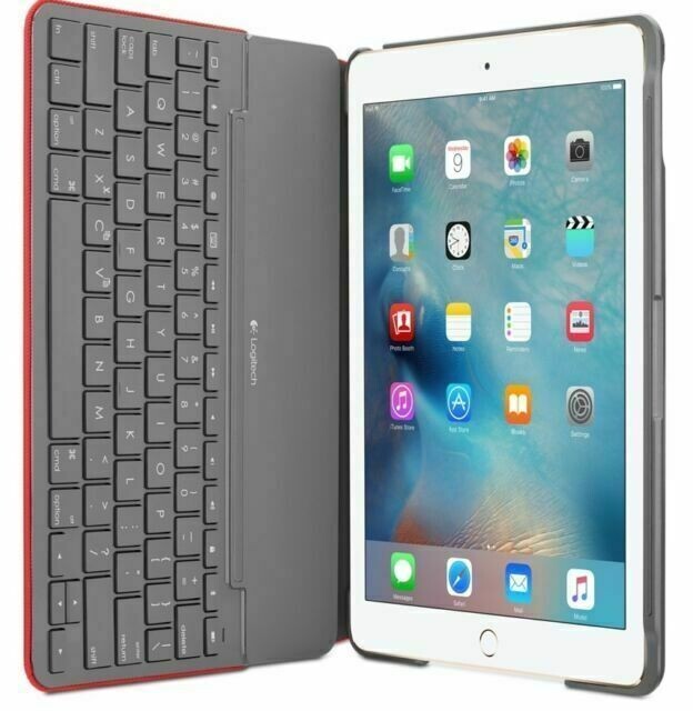 Logitech Canvas Keyboard Folio Case for iPad Air 2 – Red (920-007273)