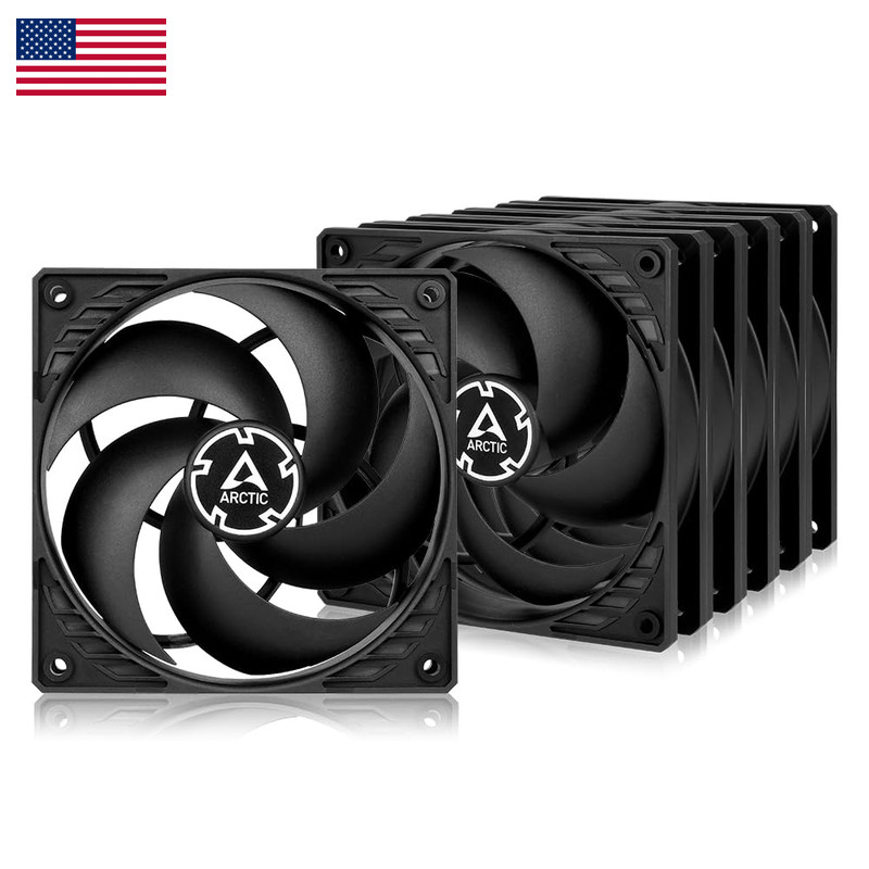 Arctic P12 Pwm Pst 5 Pack – Pc Fans 120Mm Case Fan Pwm Sharing Technology Pst