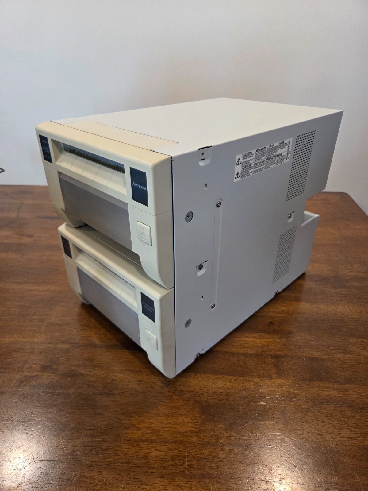 Mitsubishi CP-D707DW “double decker” dye sublimation color printer