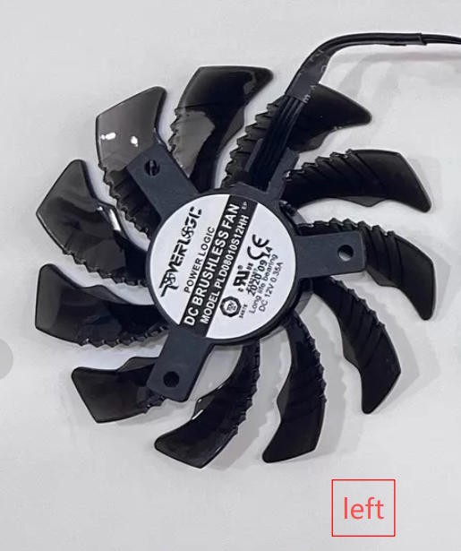 GIGABYTE PLD08010S12HH 78mm 4-Pin Graphics Card Fan Compatible RTX 20 Series