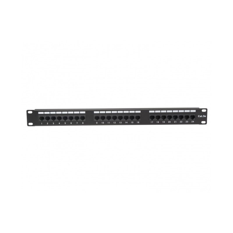 Platinum Tools 651-24C5 24 Port Cat5e Non-Shielded Patch Panel