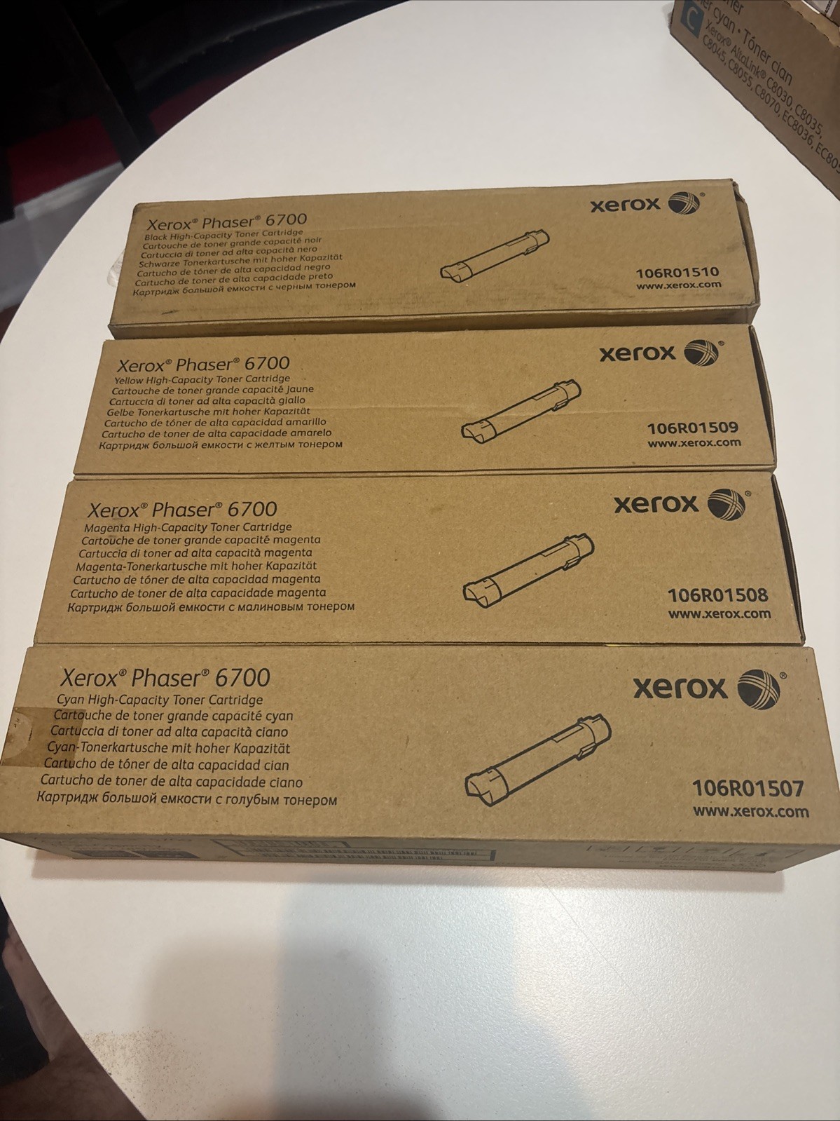 Xerox Phaser 6700 High-Capacity Toner Cartridge 106R01510/9/8/7