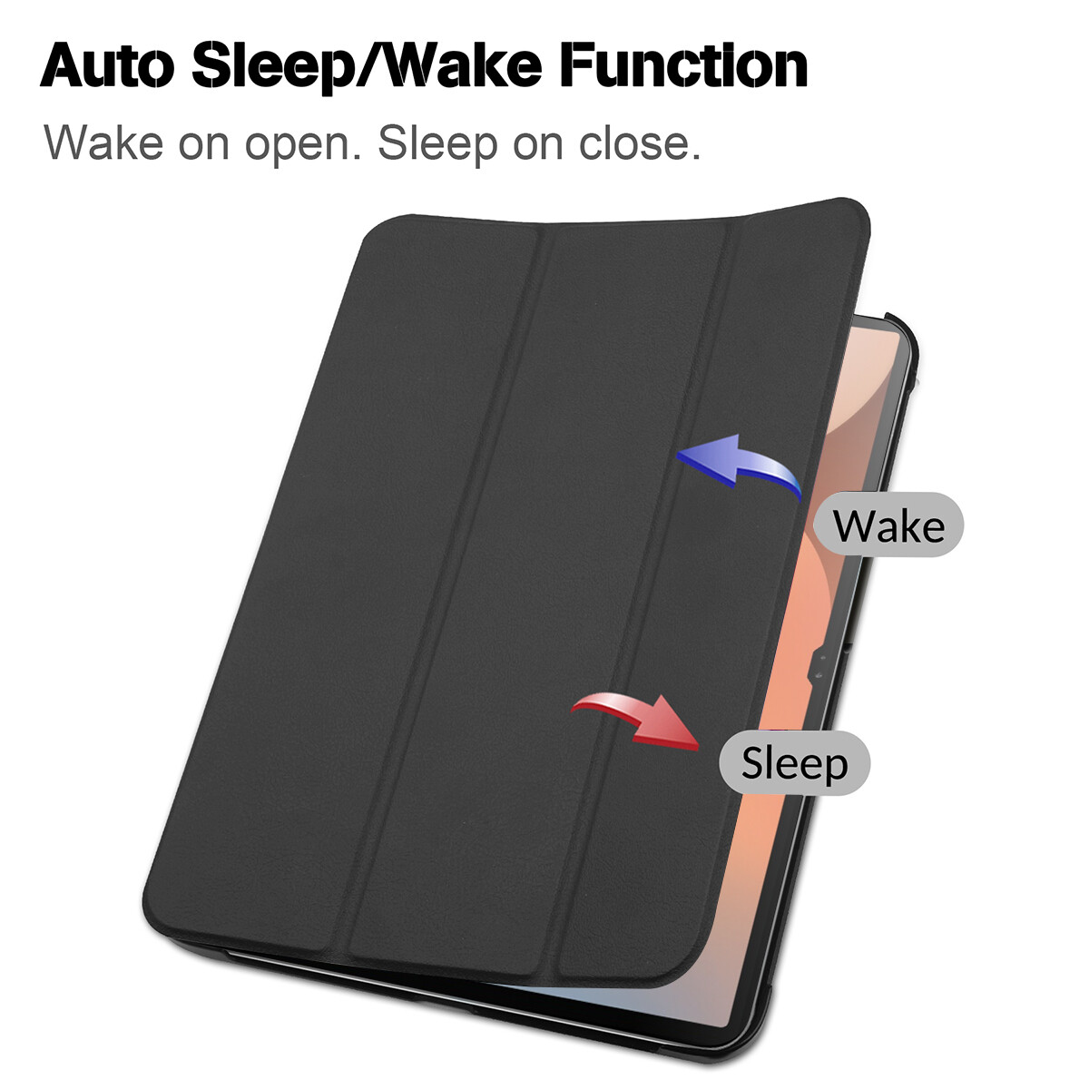 Case For Samsung Galaxy Tab S10+ S9+/S9 S10 Ultra/S9 FE Smart Book Stand Cover