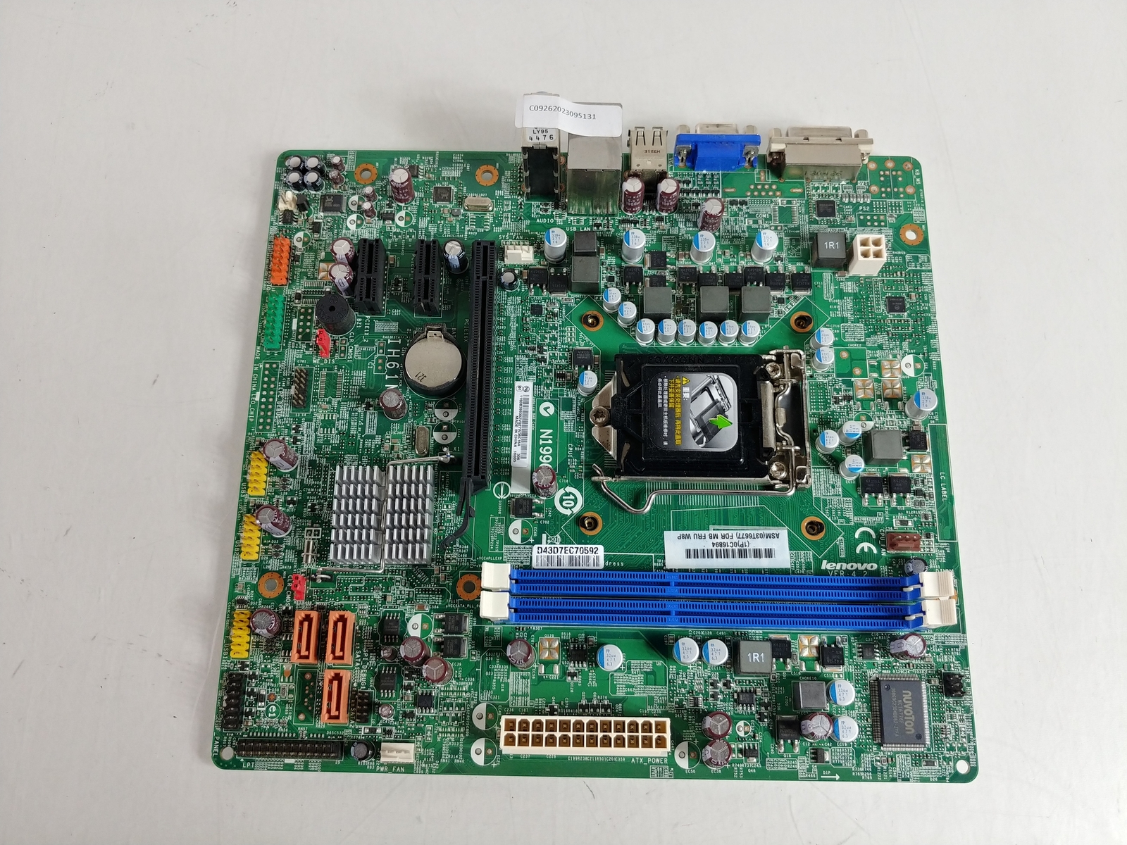 Lenovo 03T6677 ThinkCentre Edge 72 LGA 1155 DDR3 Desktop Motherboard