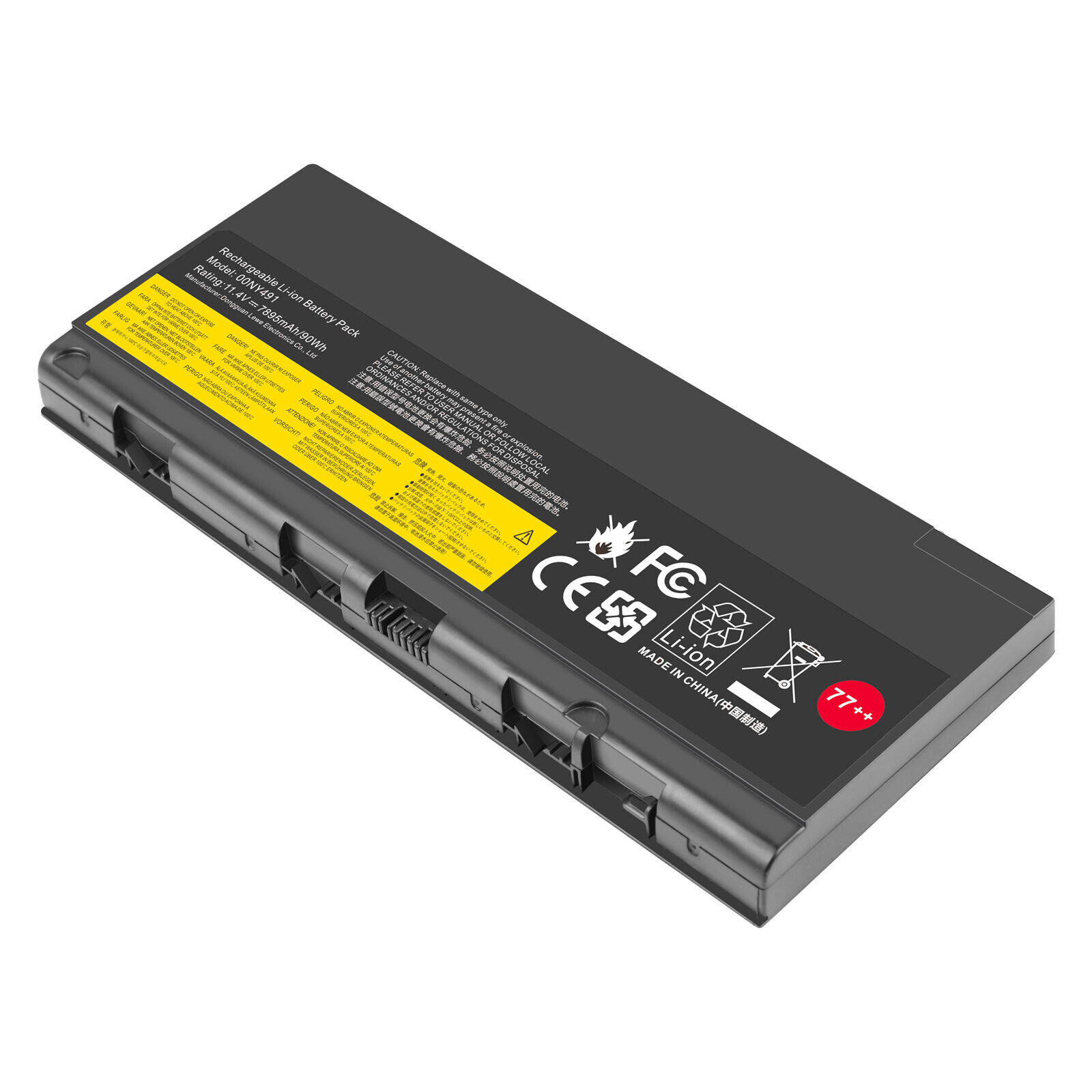 77+ Battery for Lenovo Thinkpad P50 P51 P52 Series 00NY492 00NY493 90wh New
