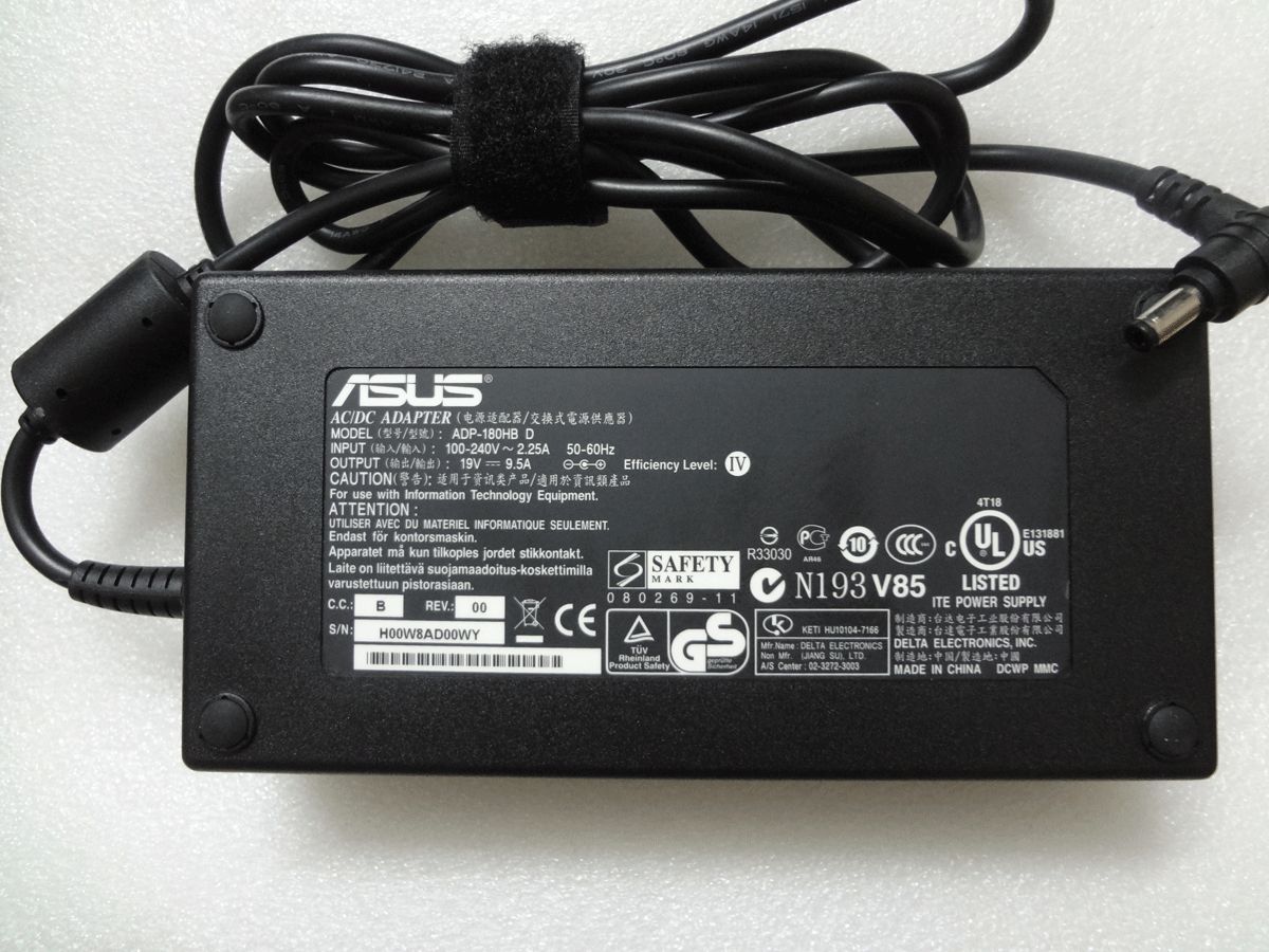 Genuine 180W ADP-180HB D for ASUS ROG G75VW G55VW G46VW G750JW G750JX AC Adapter