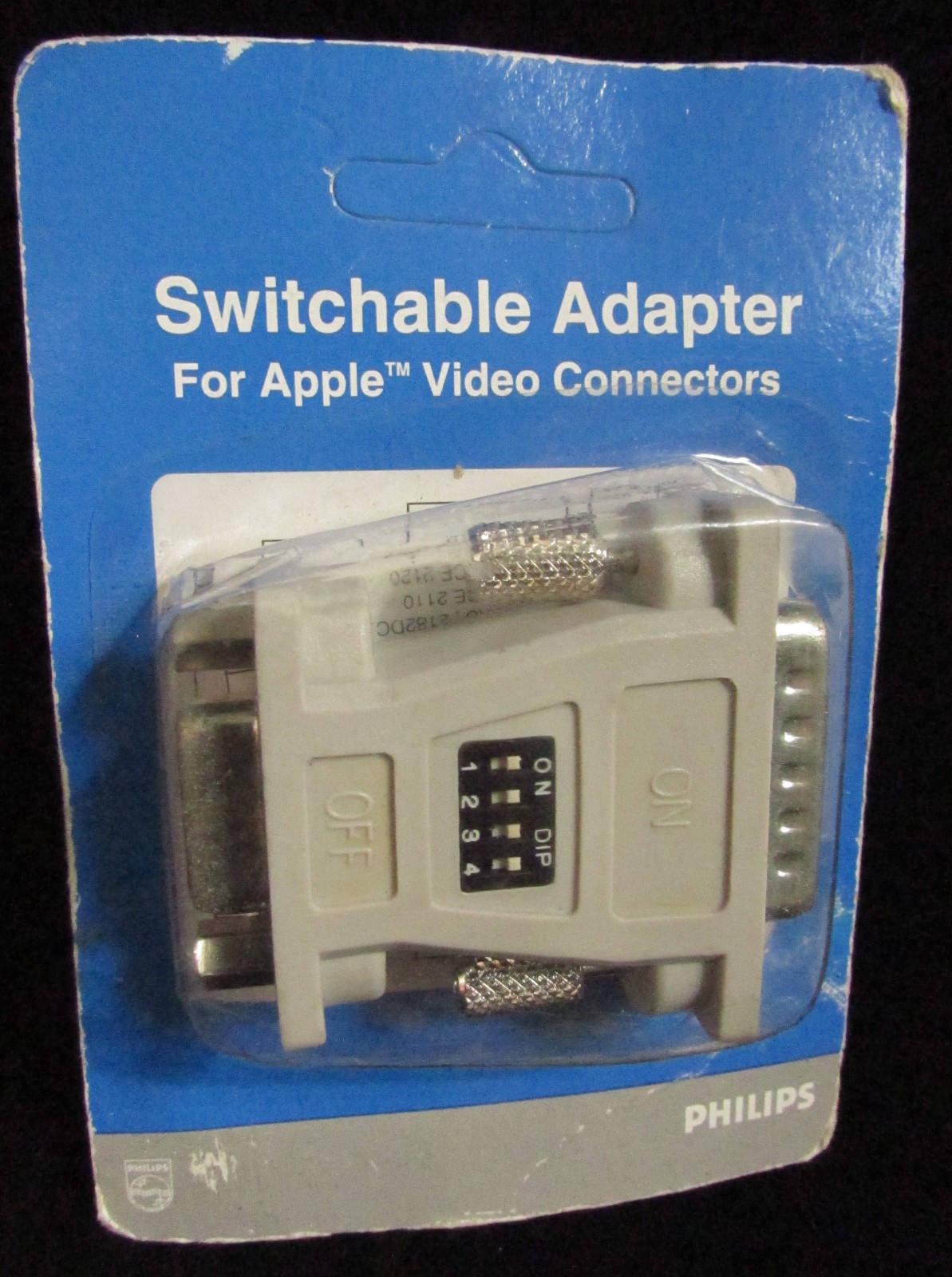 NEW PHILIPS SWITCHABLE ADAPTER for Apple Video Connectors Model 9AVMAC-074I