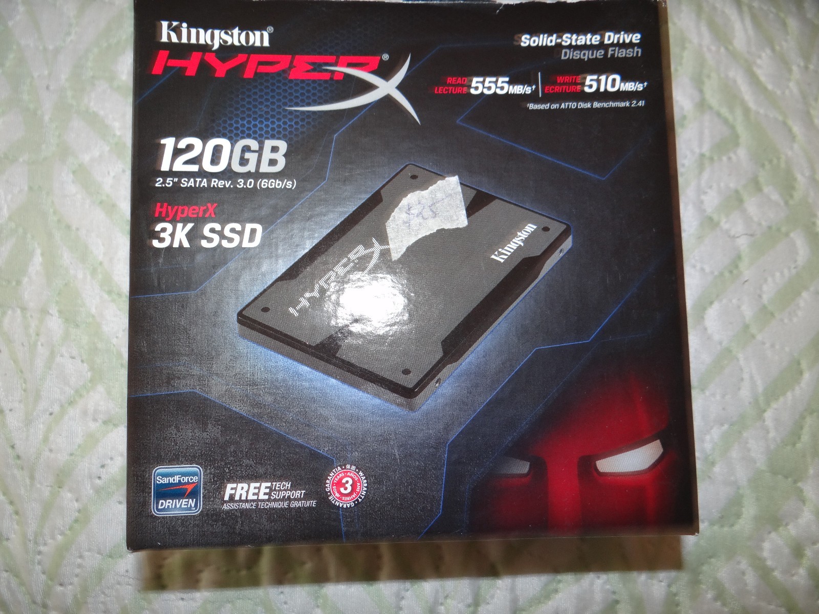 Kingston SH103S3/120G 2.5″ 120GB SATA III 6Gb/s Solid State Drive SSD