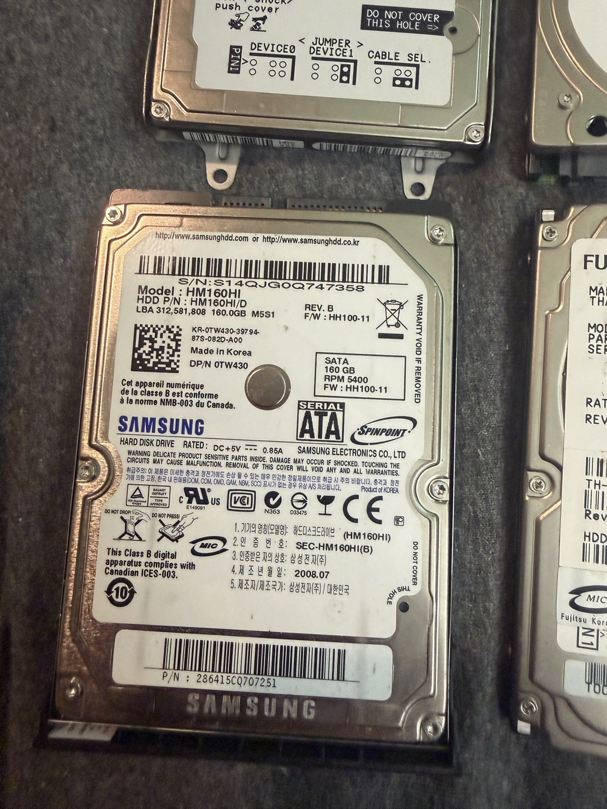 Computer, Laptop Desktop Parts Hard Drives, Ram, CPU, Memory Chips New