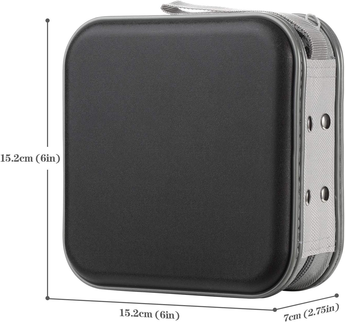 CD DVD Case Portable Holder Large Storage Disc Wallet Bag for Car Home Travel
