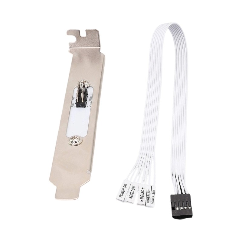 PC Case PCIE Slot Cover With 30Cm Flat Cable Black Or White For MATX