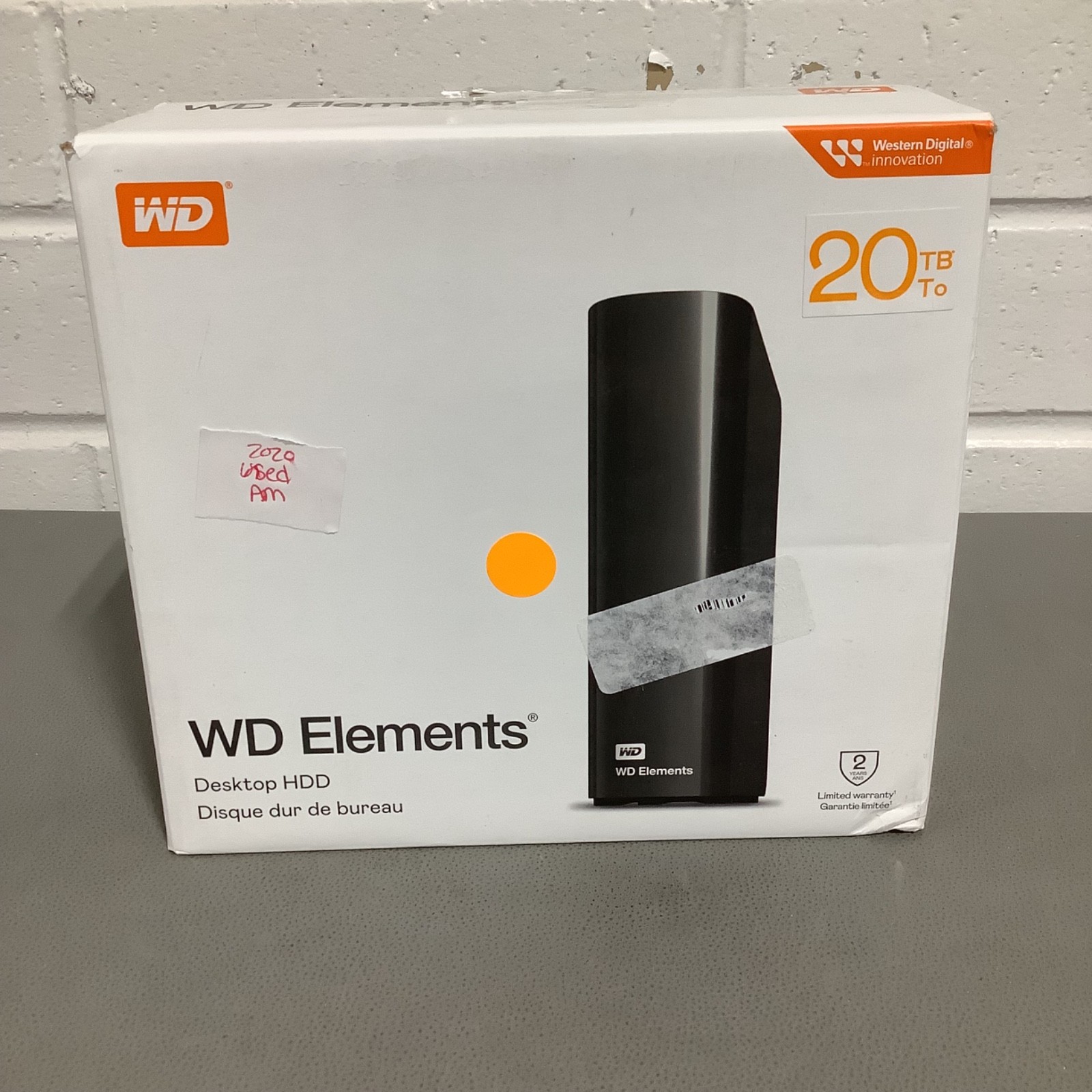WD Elements 20TB Desktop HDD- USB-C 3.0