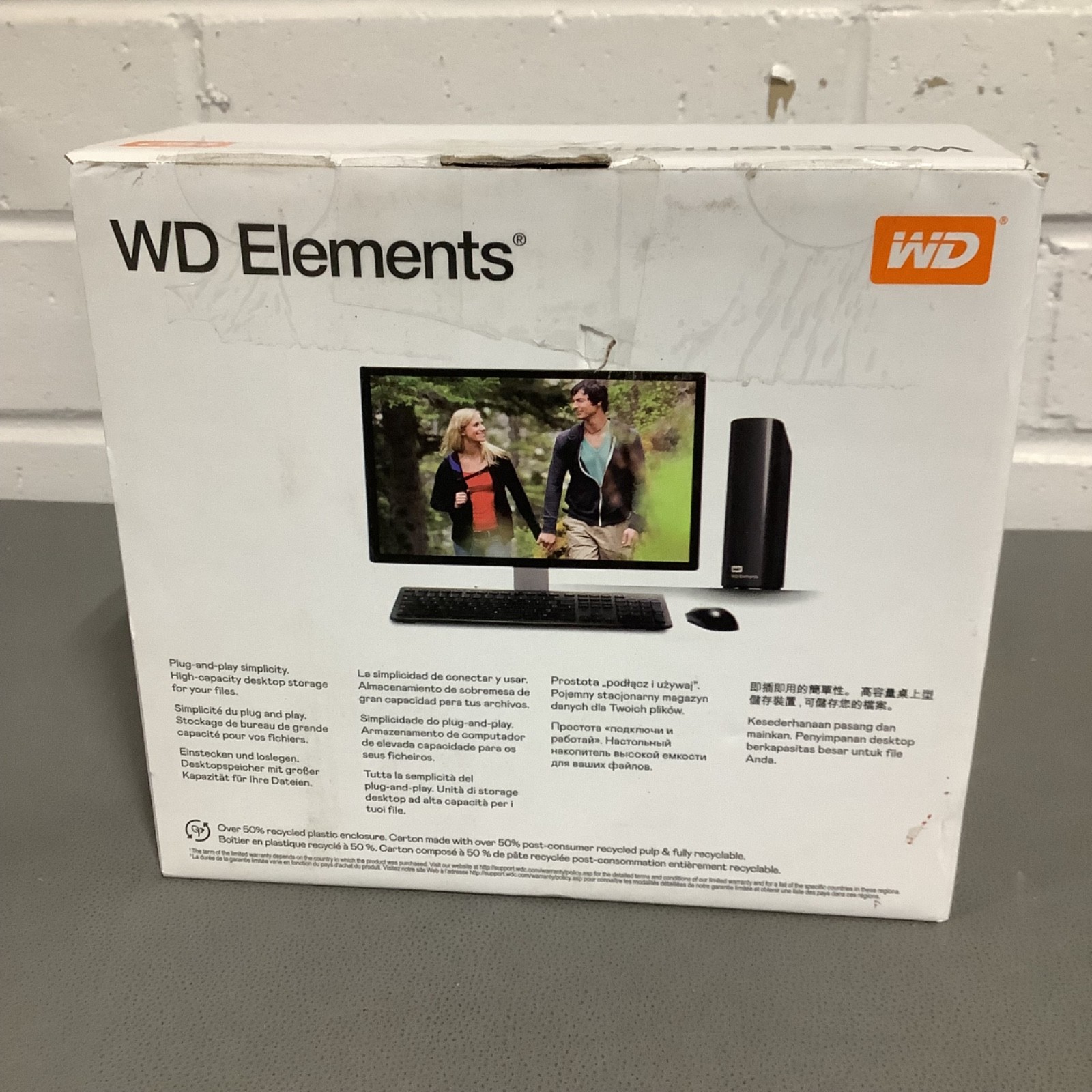 WD Elements 20TB Desktop HDD- USB-C 3.0