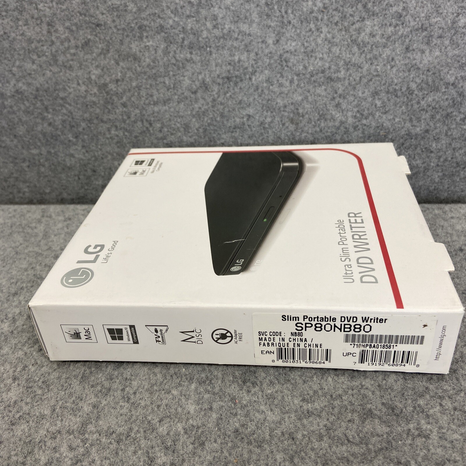 LG Ultra Slim Portable DVD Writer -Compatible SP80 -Open Box- still New !!👍