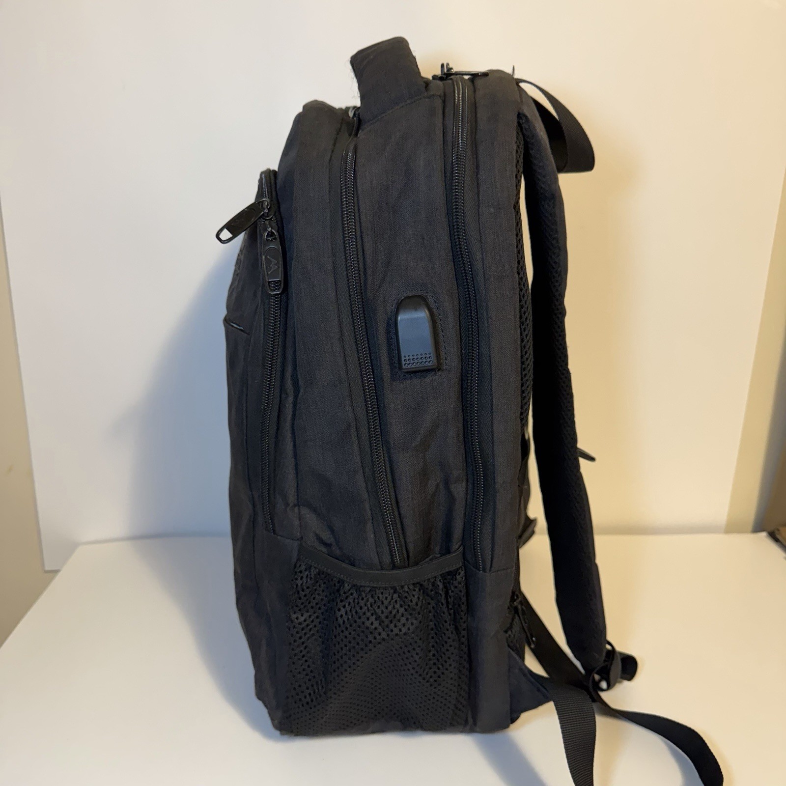 Matein Black Laptop Backpack Bag, Padded Straps, Travel Pack