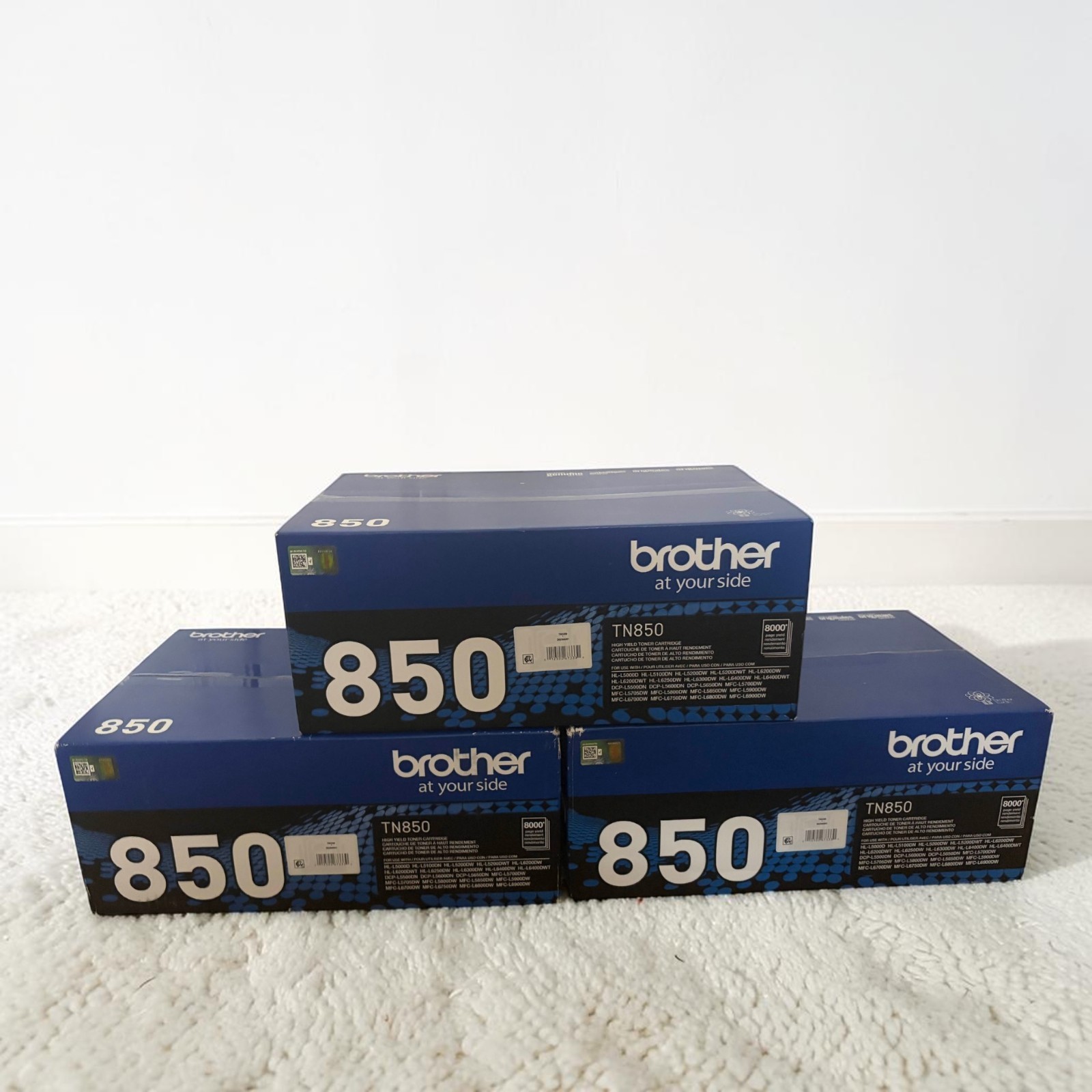 ✅NEW✅ Brother TN850 High Yield Black Toner for HL-L5000D L5100DN L5200DW L6200DW