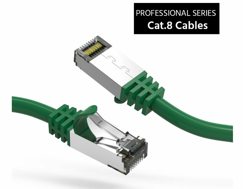 5 Pack Cat.8 S/FTP (SSTP) CAT8 Ethernet Network 2GHz Cable 1Ft 2 3 5 7 10 Ft Lot