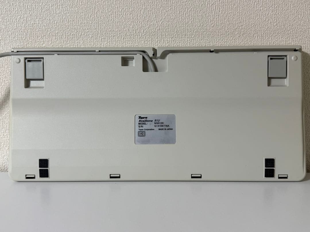 Topre Realforce 91U NG0100 Keyboard White Silent Tactile Japanese Layout Japan