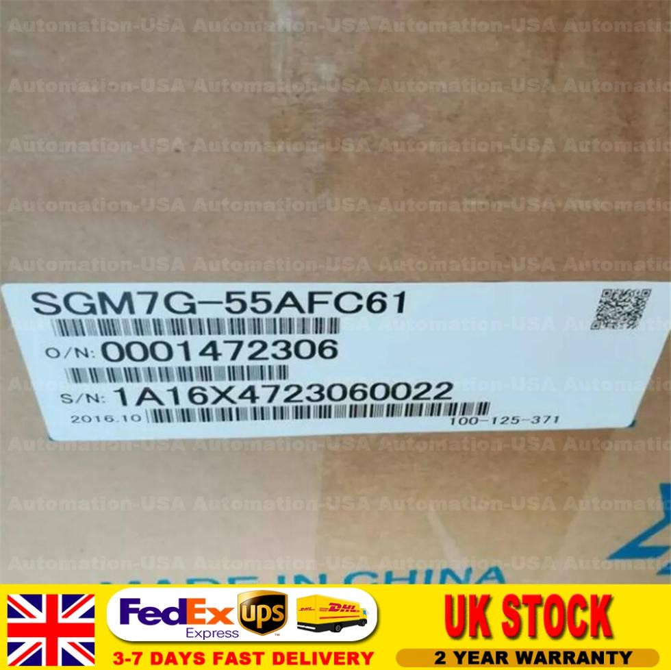 Yaskawa SGM7G-55AFC61 Servo Motor 1PC New Expedited Shipping SGM7G55AFC61