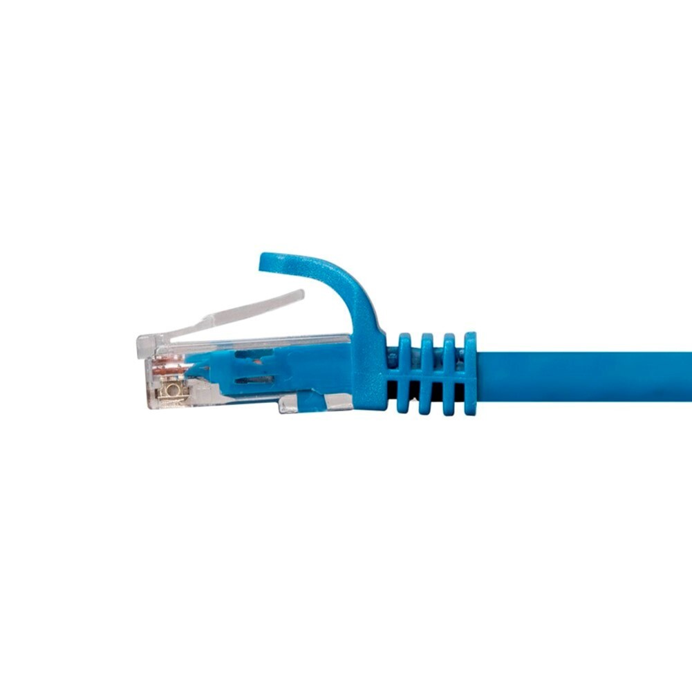 10 25 30 35 50 75 100FT Cat6 Ethernet RJ45 Patch Cable UTP Plenum 23AWG BLUE LOT