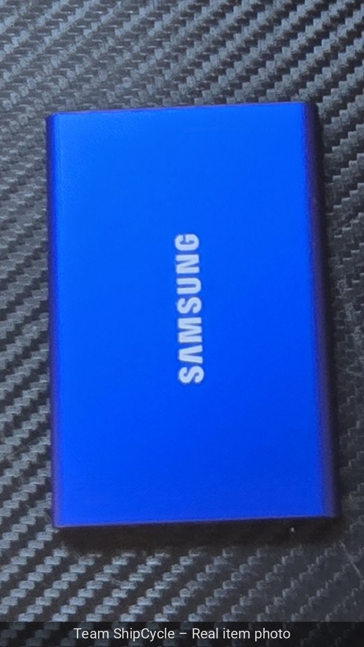 Samsung T7 1TB Portable External SSD 1050MBs Blue MUPC2T0HAM G2U