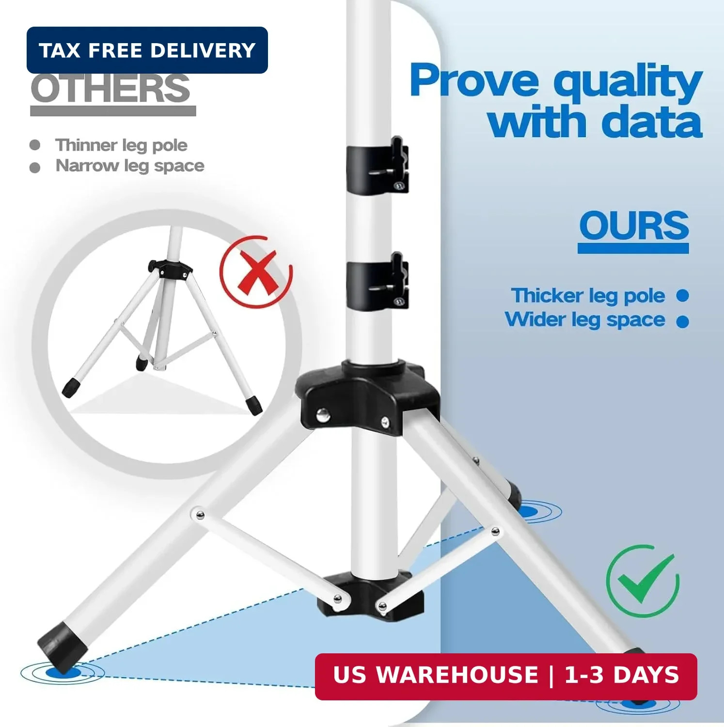 Projector Stand, 22 to 55 Inch Laptop Stand,Projector Tripod with Phone Holder,T