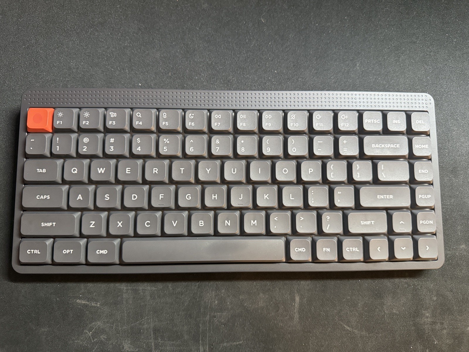NuPhy Node75 Low-Profile Blush Nano Switch Gray