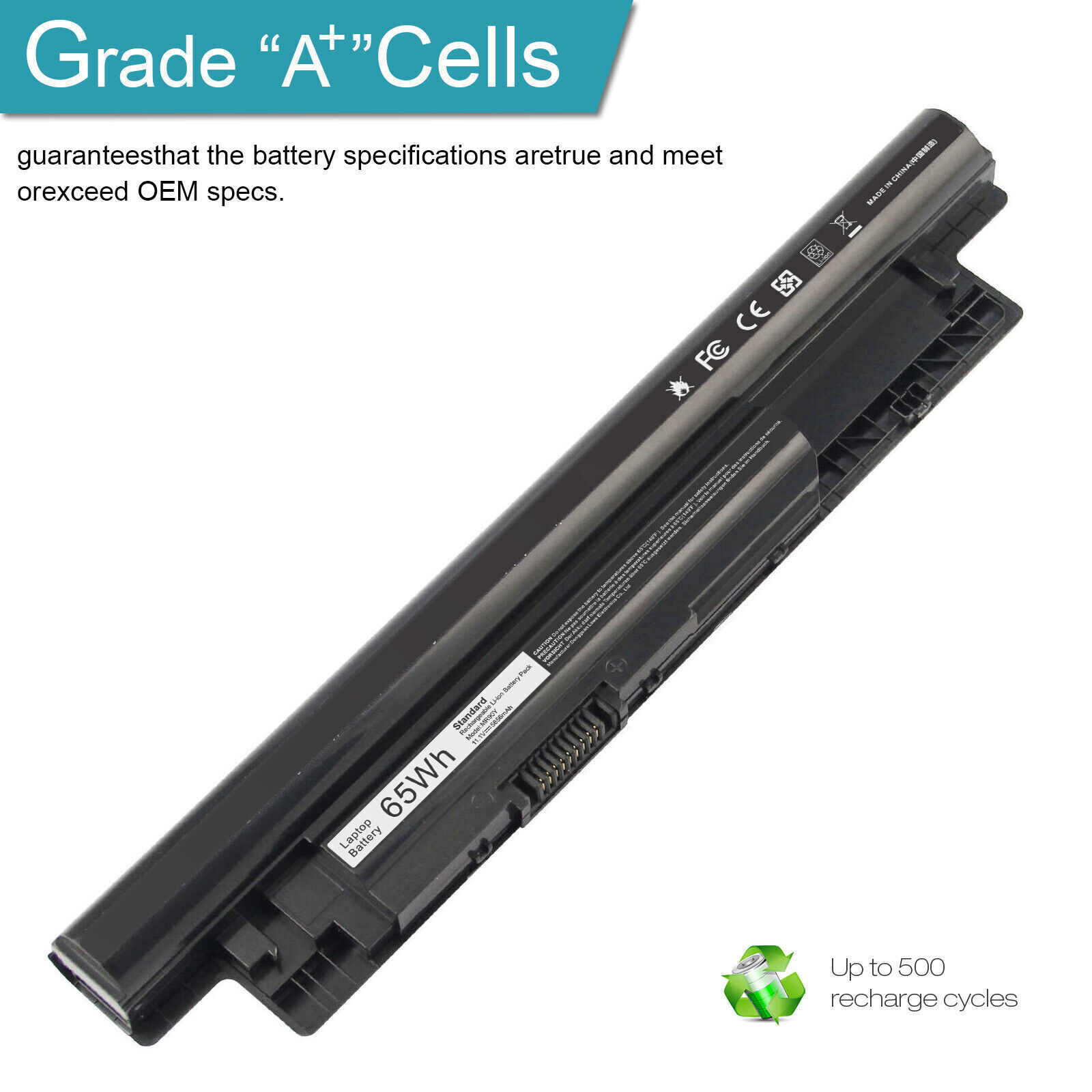 ✅65Wh MR90Y Battery For Dell Inspiron 15 3000 Serie 3531 3537 3541 14-3421 XCMRD