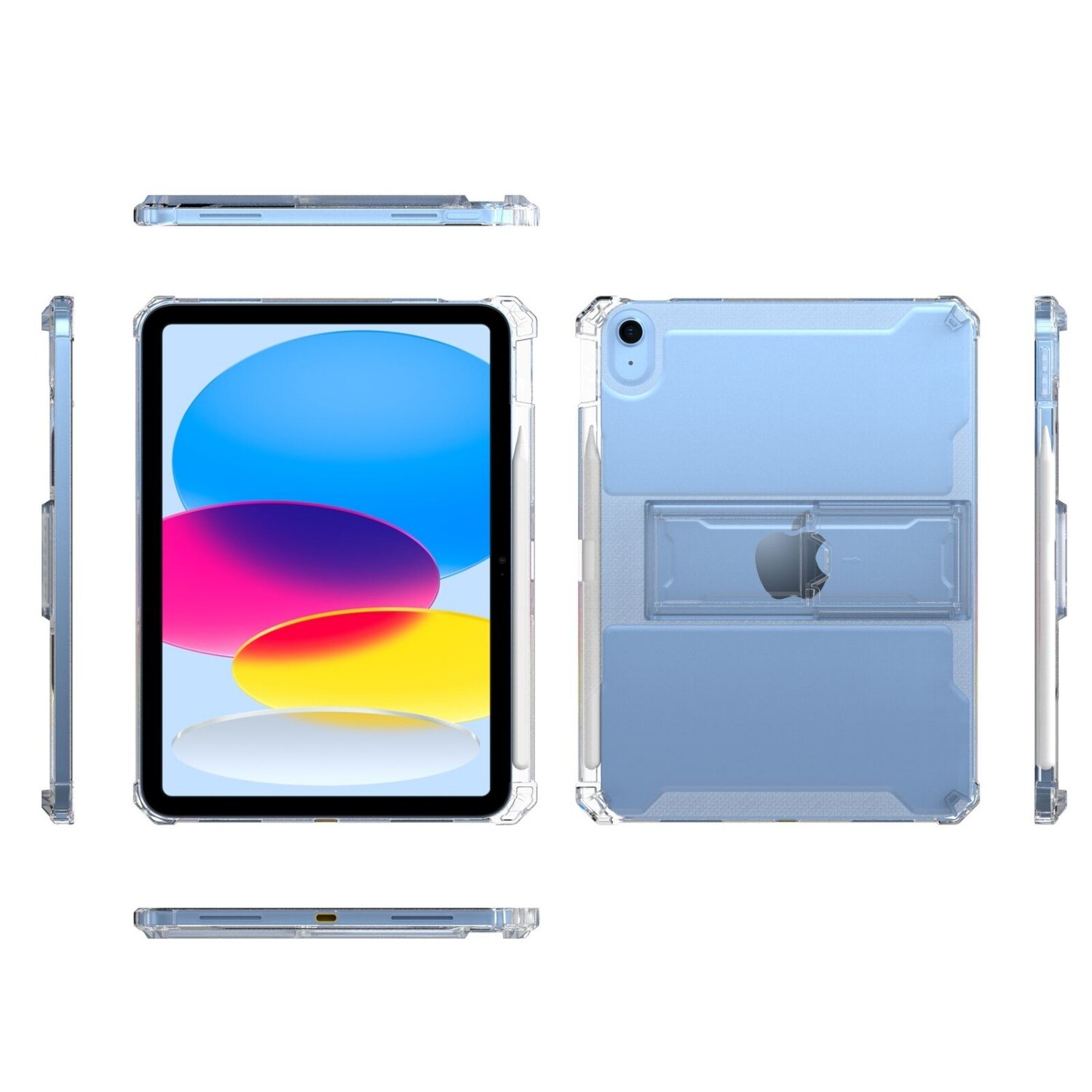 Shockproof Back Stand Case Cover For iPad 5th 6th 7th 8th 9th Generation 10.2″
