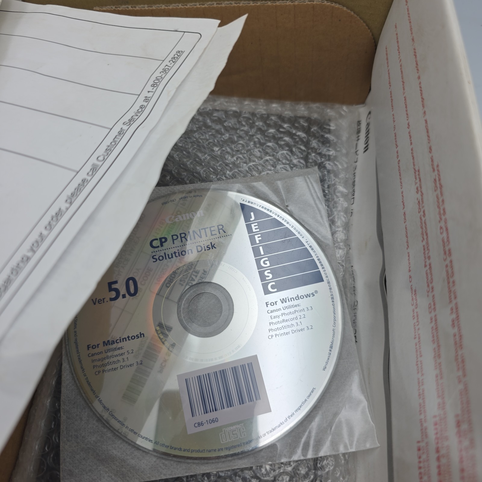 Canon SELPHY CP710 Digital Photo Thermal Printer – New In Box