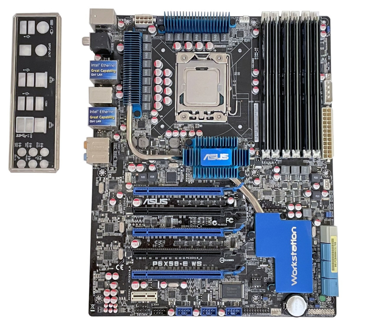 ASUS P6X58-E WS Intel LGA 1366 ATX Motherboard w 48GB ram & Xeon X5690 CPU