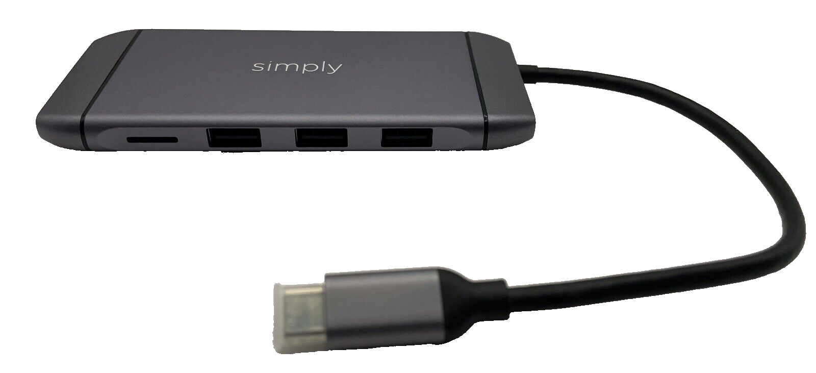USB-C 9 port adapter BY CLIK, USB 3.0, VGA, HDMI, RJ45, SD/TF, Power Delivery