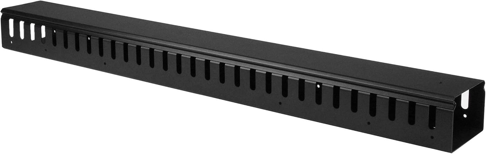 3Ft Vertical Cable Management Duct for 19″ Server Rack – Slotted Wire Raceway