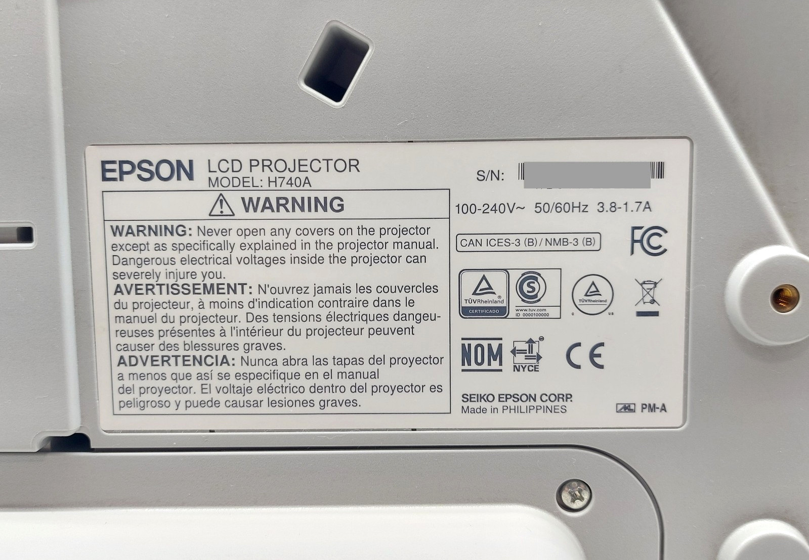 Epson Brightlink 695Wi WXGA 3 LCD Ultra Short Throw Interactive Display see Desc