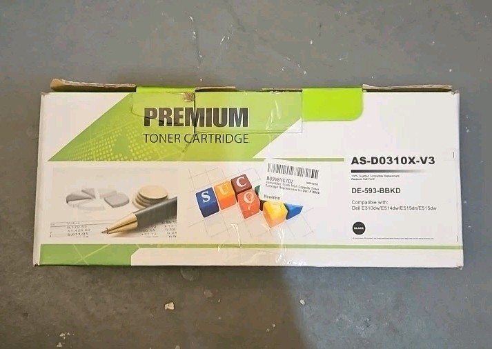 Black Toner Cartridge DO310X For Dell E310dw/E514dw/E515dw