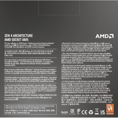 AMD Ryzen 7 7700X 8-core 16-thread Desktop Processor – 8 cores And 16 threads –
